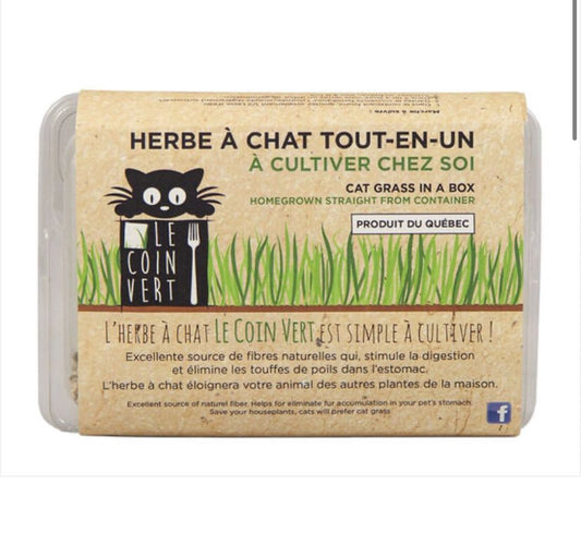 Herbe à chat tout-en-un (3 boîtes+)